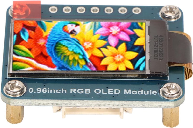 Dilwe وحدة عرض LCD RGB SPI بحجم 0.96 بوصة مع وحدة تحكم SSD1357، 65 ألف لون ودقة 64x128، متوافقة مع واجهات SPI ذات 4 أسلاك و 3 أسلاك للوحة الأم - Image 1